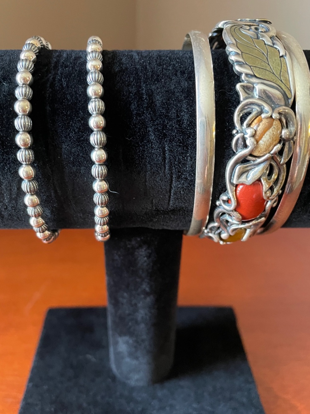 Southwestern Style Cuff Bracelet - Silver